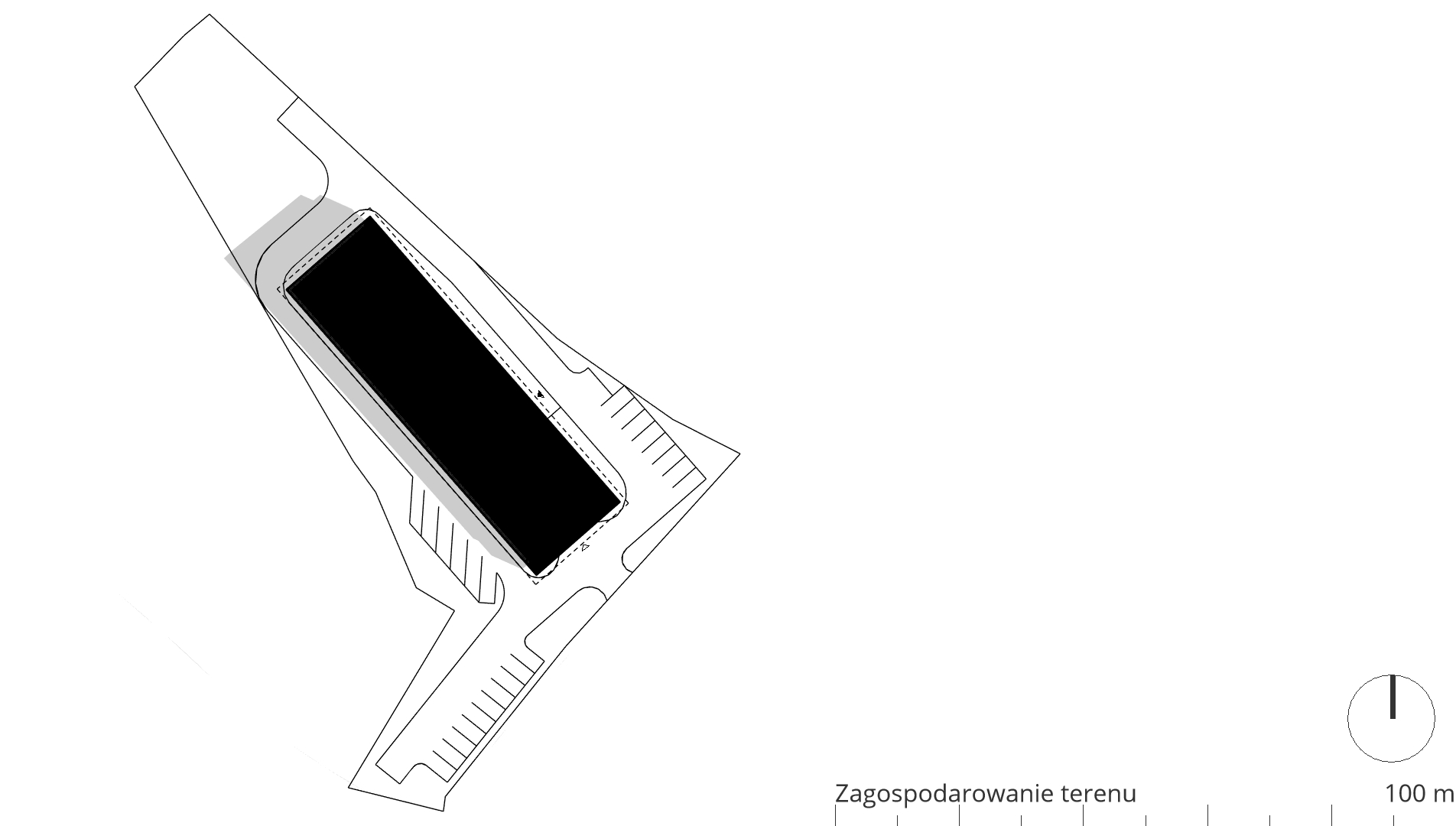 Gliwicka - Zagospodarowanie terenu Gliwicka